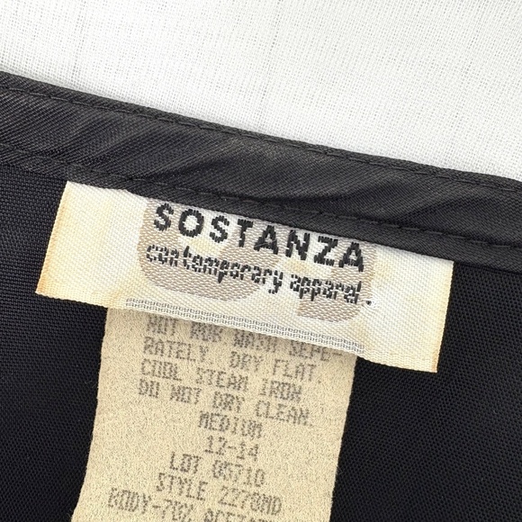 VTG 90s Velvet Burnout Floral Tapestry Vest Whimsygoth Colorful Bold Size M - Picture 6 of 7